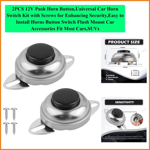 2pcs 12v push horn - 12v,