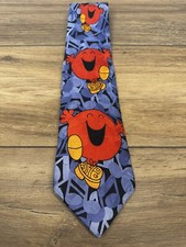 Mr Men And Little Miss Vintage 1996 Tie 100% Silk Mrs Roger Hargreaves