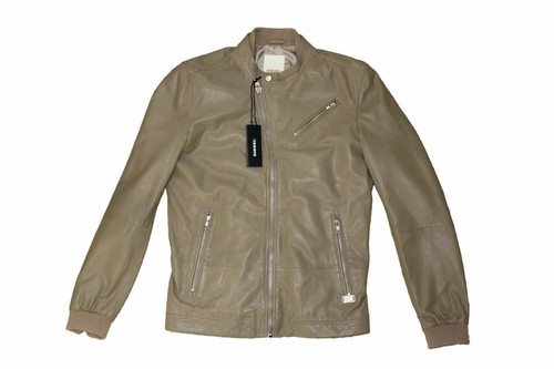 Diesel lohar leather jacket - leather,