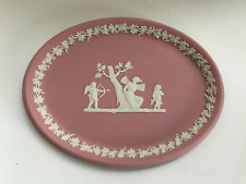 Wedgwood Pink jasper ware Oval tray in excellent condition