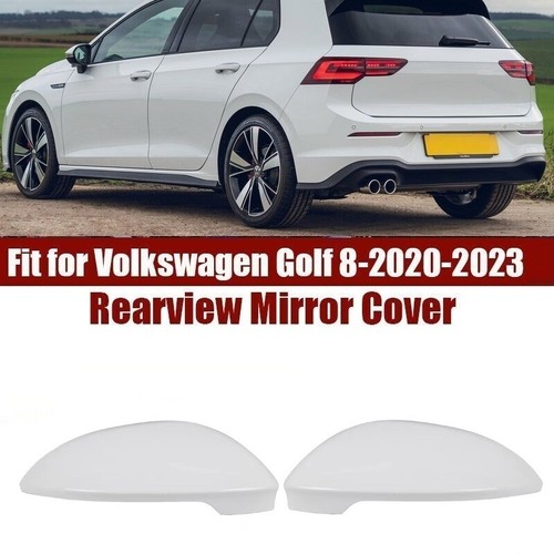 Pair white rearview wing - rearview,