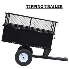 Tipping Trailer for Lawn Mower