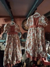 Vintage 80s Two Girls Bridesmaid  Dresses Made By Kathy Swift.