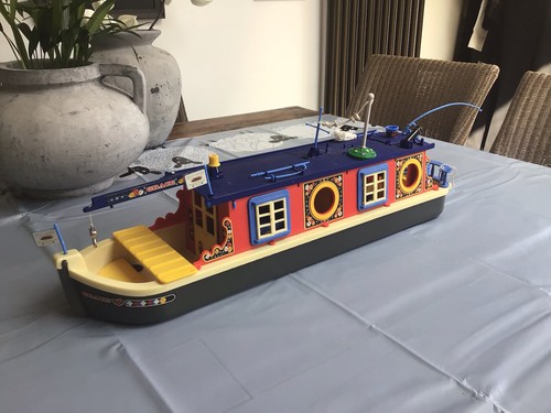 Sylvanian family canal boat - sylvanian,