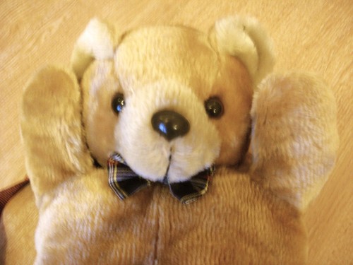 Vintage kid teddy bear - vintage, kid's