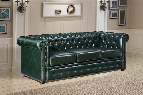 Chesterfield antique green - antique,