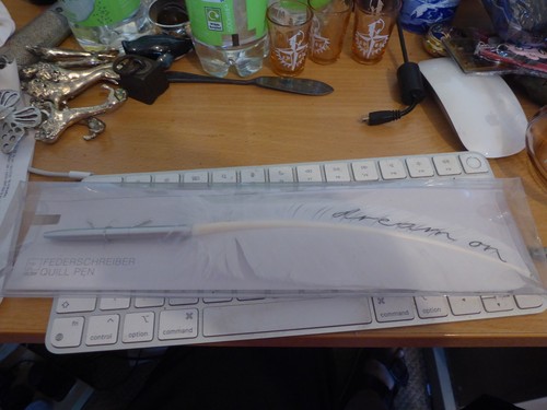Brand new quill feather - brand,