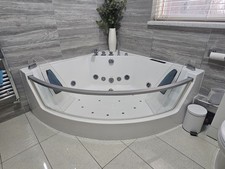 2 Person Internal Jacuzzi / Hotel Tub Angle Shape - IN PERFECT WORKING ORDER