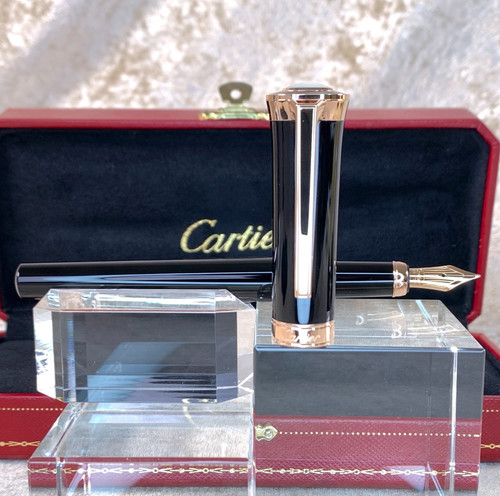Cartier fountain pen art deco - art,