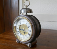 Antique HAC wooden alarm clock