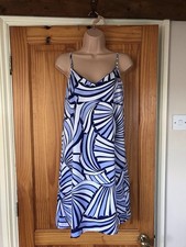 Cyberjammies Blue Patterned Adjustable Strap Nighty - Size 8