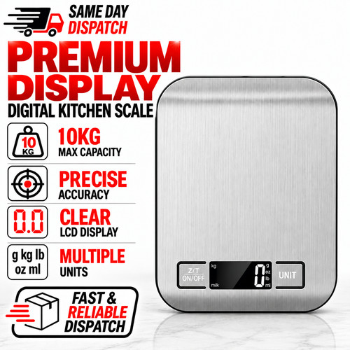 10kg stainless steel digital - stainless,