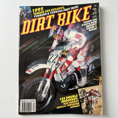Dirt bike magazine april - bike, 1991