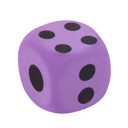Large eva foam dice 8cm - dice, 3.8cm