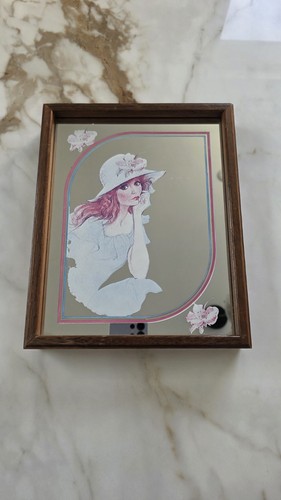 Vintage wooden mirrored - vintage,