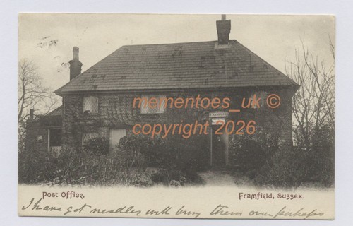 Framfield post office - post,