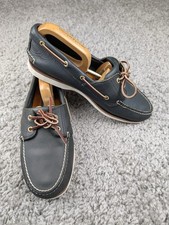 Timberland Classic Boat 2 Eye Mens Shoes Uk Size 9.5 Leather Shoe FL193959GC