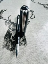 Esterbrook LJ Fountain Pen, Steel Medium Flex nib num 9788,  Black,  Serviced,