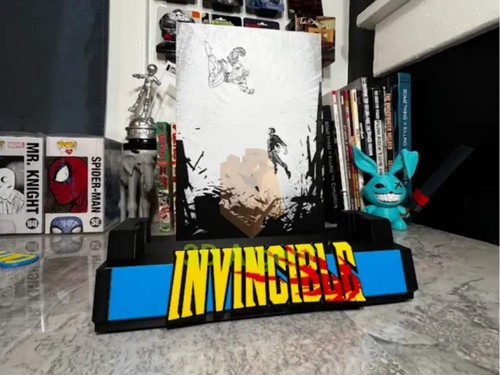 Invincible comic display stand - display,