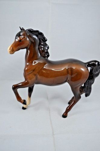 Beswick horse brown - horse, prancing