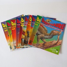 DINOSAURS Magazine Bundle Issues 40-49 - Original Vintage 1993 Orbis