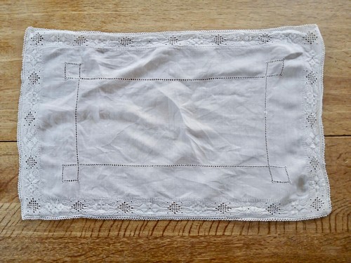 Vintage white linen - vintage,