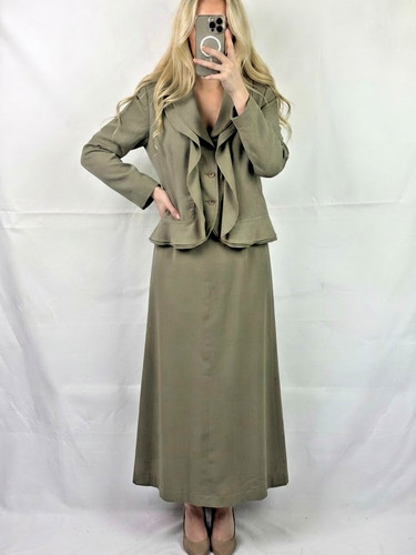 Vintage womens suit skirt - vintage, &