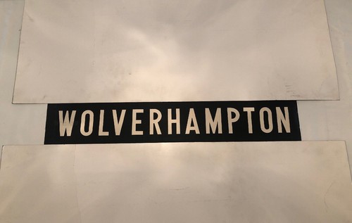 Wolverhampton linen bus blind - linen,