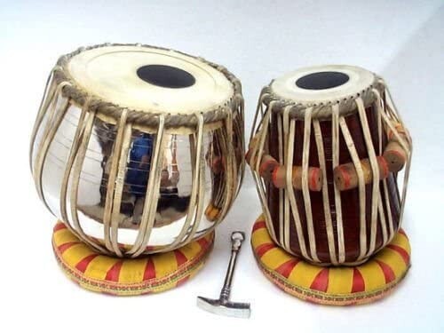 Brass tabla drum set - brass, hammer