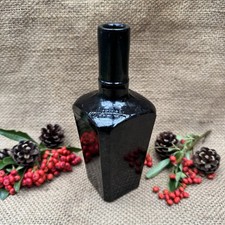 Antique Black Glass JAVOL