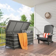 627 L Rattan Storage Box