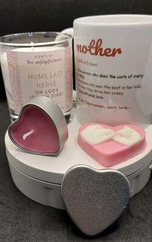 Mum mug candle gift - mug,