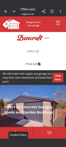 Concrete sectional garage - concrete,
