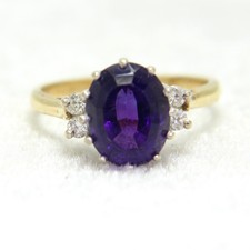 Quality Amethyst & 0.25ct