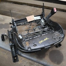 BMW E46 Coupe Offside Electric Seat Base Rails Black w/ Motors Pre Tensioners