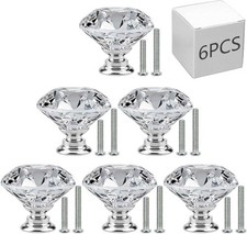 6 PCS Crystal Glass Diamond