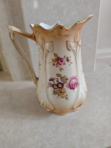 Ceramic vintage jug cream - ceramic,