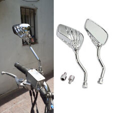 Chrome Skull Hand Rearview