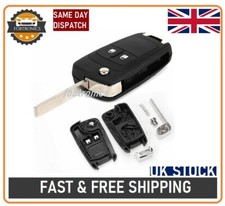 2 Button Flip Key Case Fob for