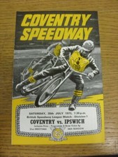 1973 speedway programme - 28/07/1973,