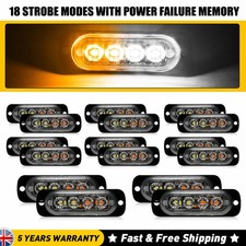 16x Dual Color White Amber LED