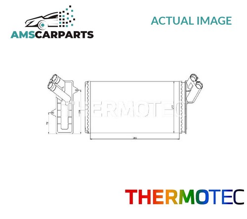 Heater radiator exchanger - exchanger, lhd