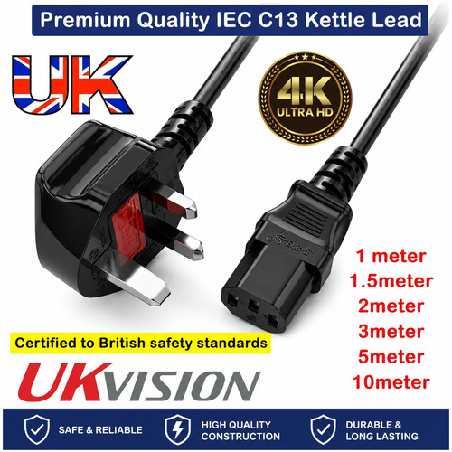Iec kettle lead power - iec, 3