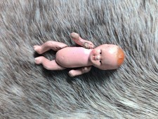 Small antique bisque doll Very Old . 