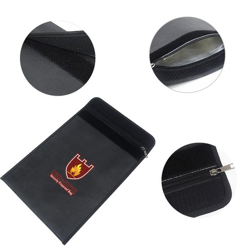 Fireproof document pouch file - document,