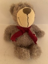 Avon Teddy Best Red Scarf Soft Plush Beanie Toy 11”