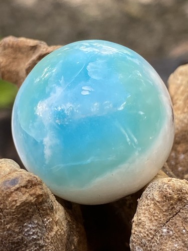 Larimar ball deep blue - deep, dolphin