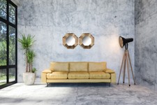 Rose Gold Octagon Mirror Set of 3 Modern design Qty and frame colour choice