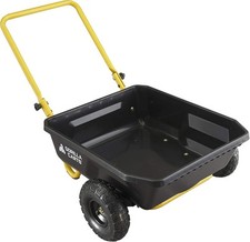 Poly Garden Steel Dump Cart