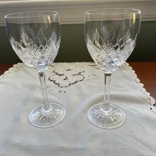 Pair of Edinburgh Crystal Wine Glasses - Excellent condition
